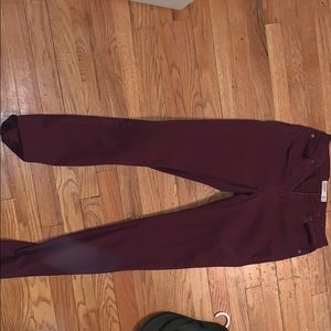 Burgundy Pants